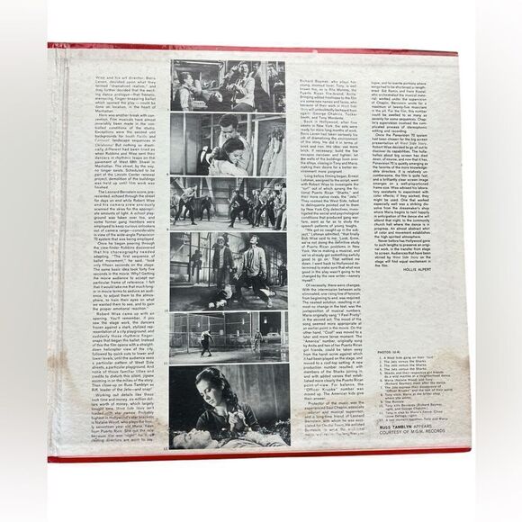 WEST SIDE STORY 1961 FILM SOUNDTRACK LP VINYL RECORD COLUMBIA MASTERWORKS - Picture 6 of 8